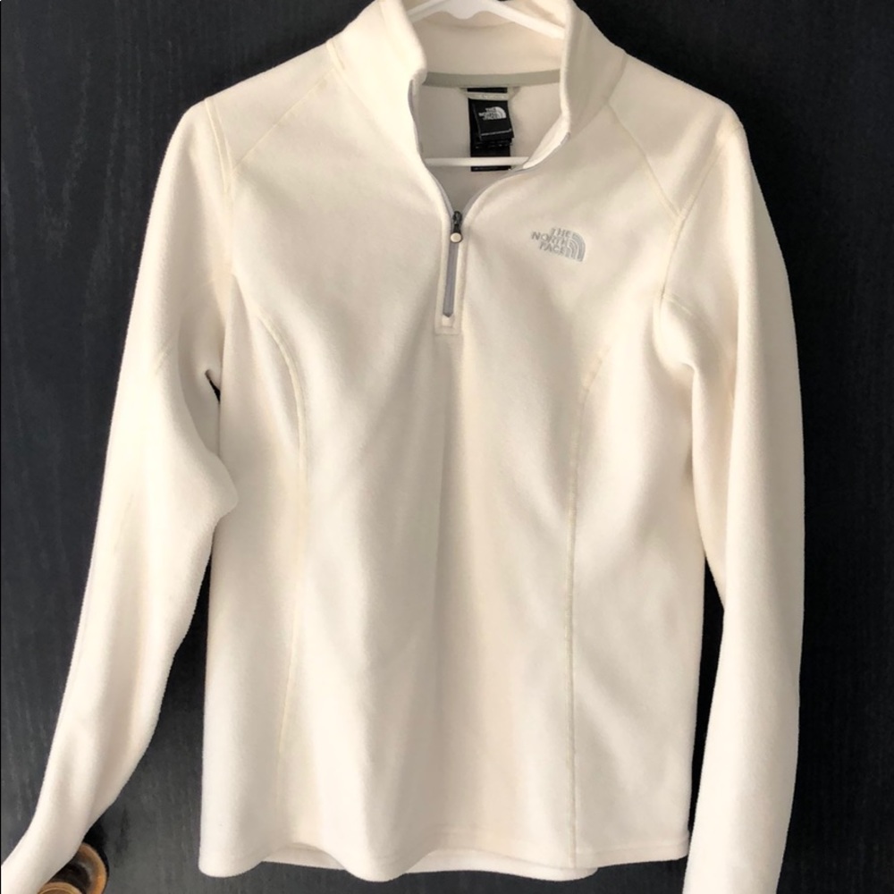 Women’s White Half Zip Northface